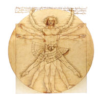 Da Vinci Scot - Cushion cover Design