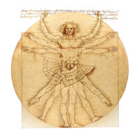 Da Vinci Scot - Mens Lowdown Singlet Design
