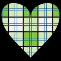 Tartan Heart - Womens Premium Hood Design