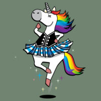 Unicorn Fling - Rainbow - Kids Wee Tee Design
