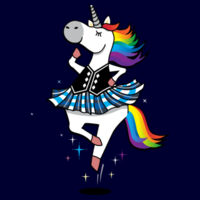Unicorn Fling - Rainbow - Mens Basic Tee Design