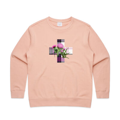 Thistle Cross - Womens Premium Crew Thumbnail