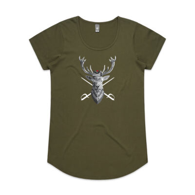 Glengarry Stag - Womens Mali Tee Thumbnail