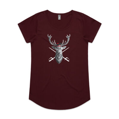 Balmoral Stag - Womens Mali Tee Thumbnail